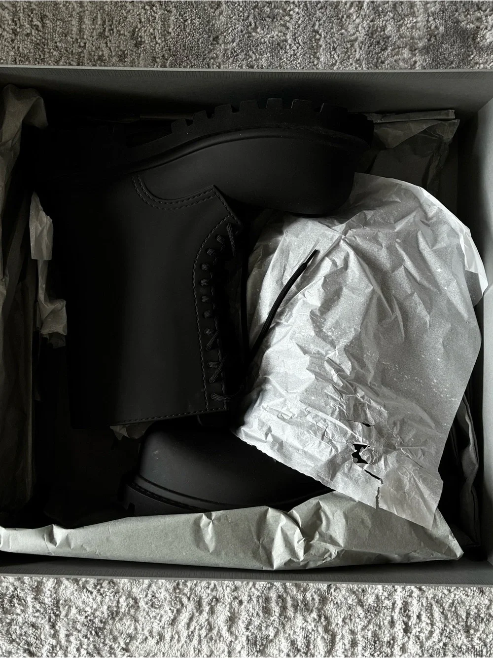 Balenciaga Men's steroids Black Boots size 43